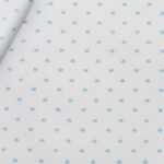 PIQUET STAMPATO TRENDY 3 STELLE CELESTE BIANCO