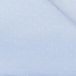 PIQUET STAMPATO TRENDY 3 STELLE CELESTE BIANCO