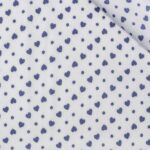 PIQUET STAMPATO TRENDY 3 STELLE CELESTE BIANCO