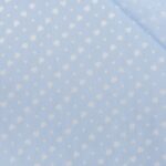 PIQUET STAMPATO TRENDY 3 STELLE CELESTE BIANCO