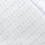 PIQUET STAMPATO TRENDY 3 STELLE CELESTE BIANCO