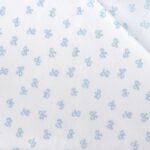 PIQUET STAMPATO TRENDY 3 STELLE CELESTE BIANCO