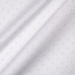 PIQUET STAMPATO TRENDY 3 STELLE CELESTE BIANCO