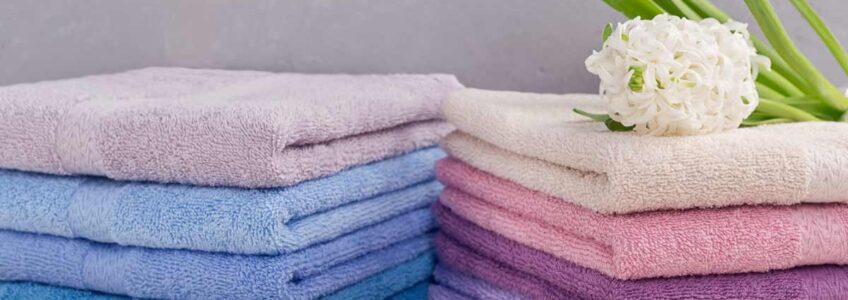 asciugamani in tessuto di spugna