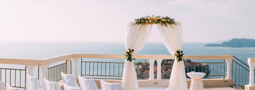 migliori tessuti per allestimenti da cerimonia