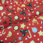 COTONE DIGITAL RUDOLF FOIL DIS. 2 FONDO VERDE