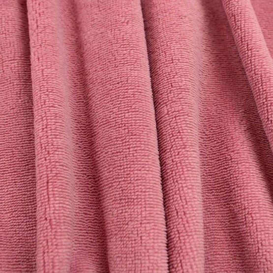 Homescapes Tessuto Puro Cotone Per Arredamento 'Piccoli Cuori' Rosa - Larghezza 150 Cm, Peso 310 G/m² - Venduto Al Metro Per Tende, Cuscini, Tappezzeria
