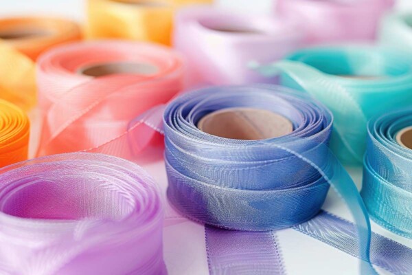 Ribbons of organza