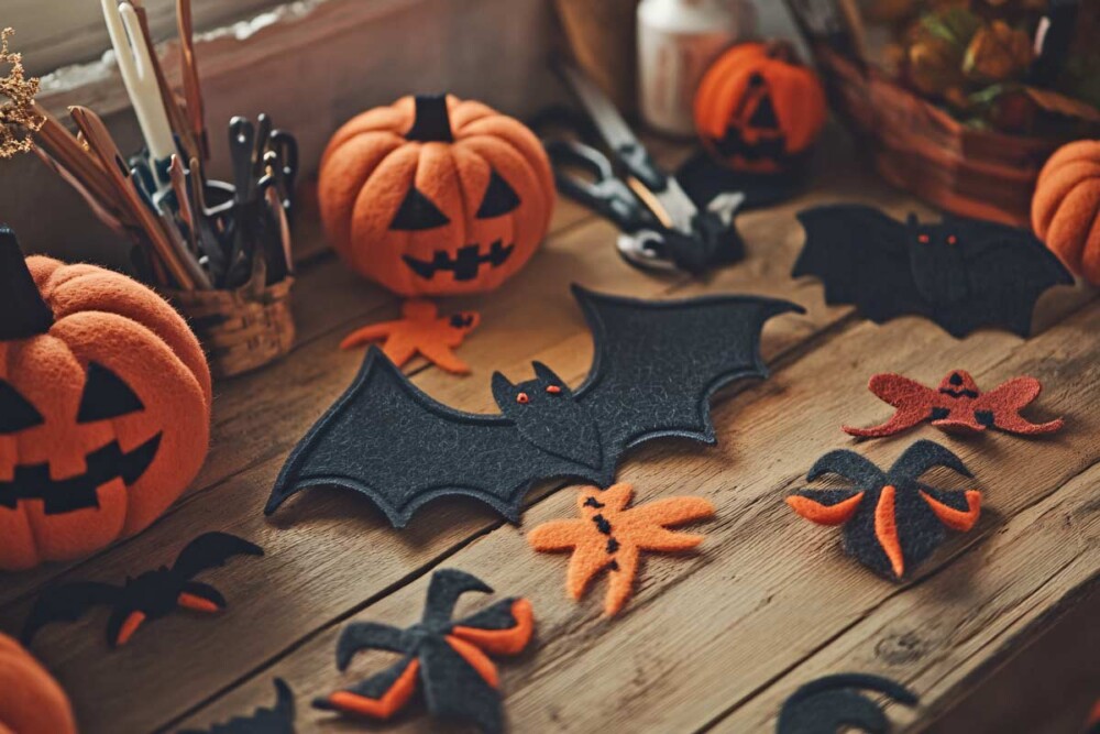 Halloween fabric decorations Halloween fabric decorations