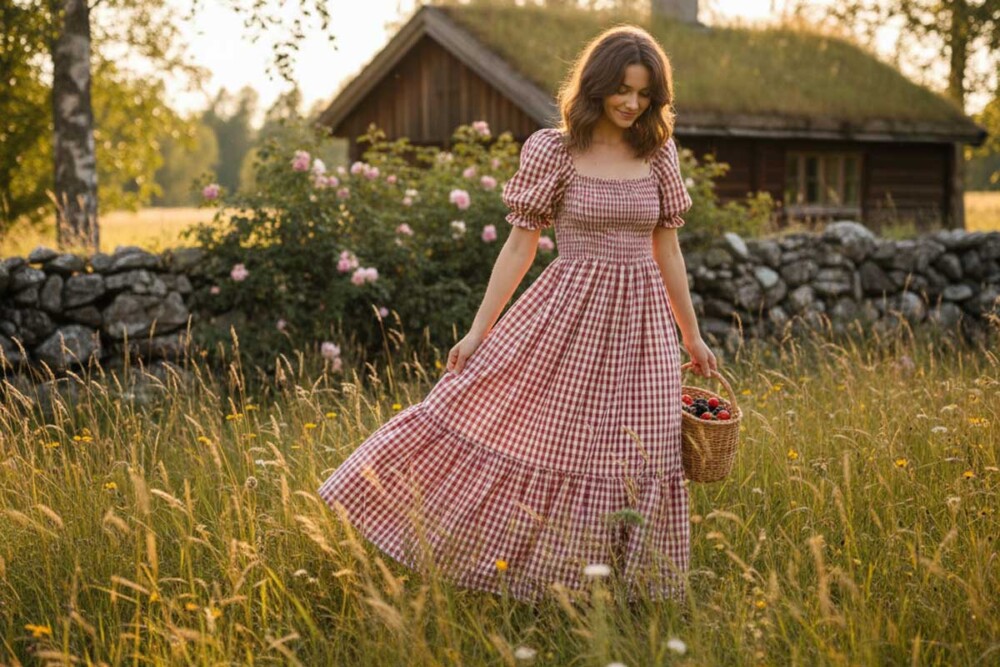 abito fantasia Vichy abito fantasia Vichy