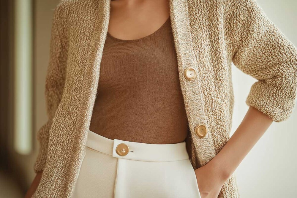 cardigan tessuto bouclé cardigan tessuto bouclé