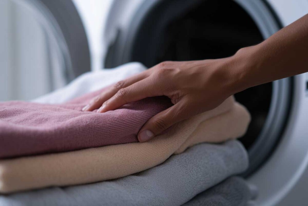 wash wool in the washing machine