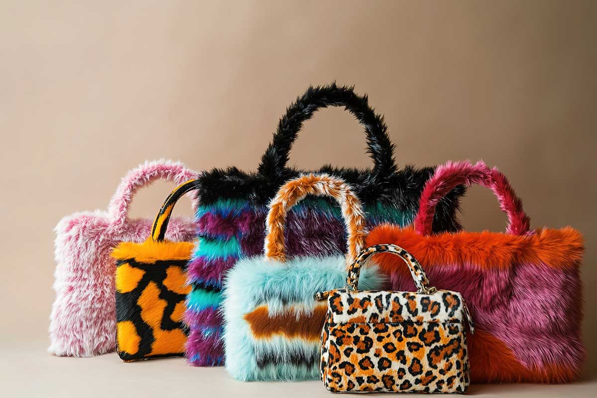 make a bag out of eco-fur
