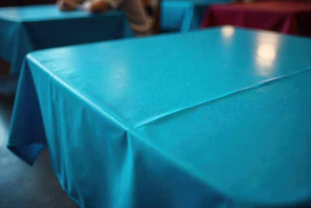 stain-resistant tablecloth