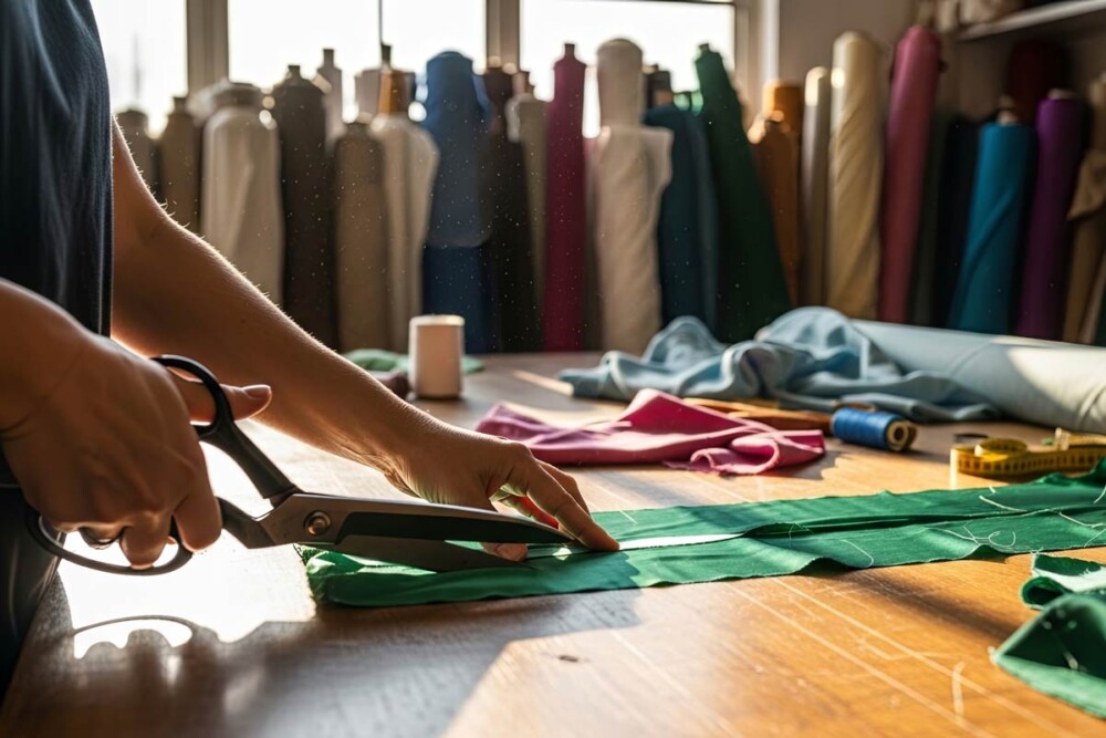 sewing fabric cut sewing fabric cut