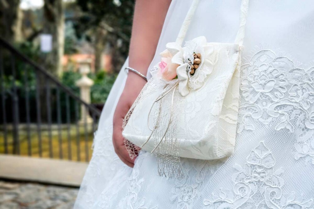 abito prima comunione in pizzo