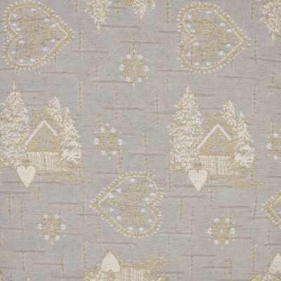 Tessuto Natale Lamé Jacquard